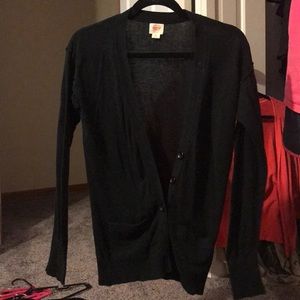 Black cardigan